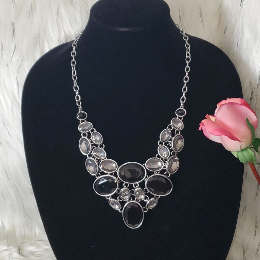 Costume Jewelry Necklace with Stones